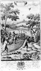 El Perro de Caza y las Perdices, de 